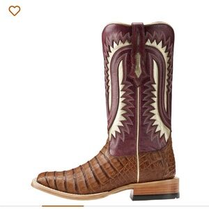 Ariat Brown and Burgundy Heeled Boots